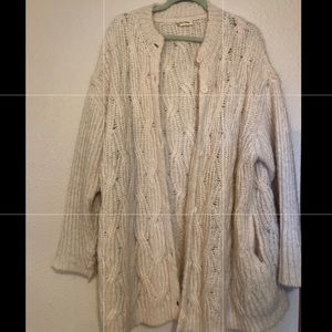 Wool button down cardigan/sweater